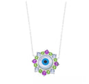 Colar Olho Grego prata 925