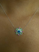 Colar Olho Grego prata 925