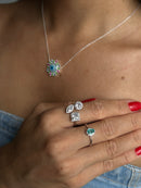 Colar Olho Grego prata 925