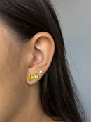 Trio Redondo caixa alta citrino