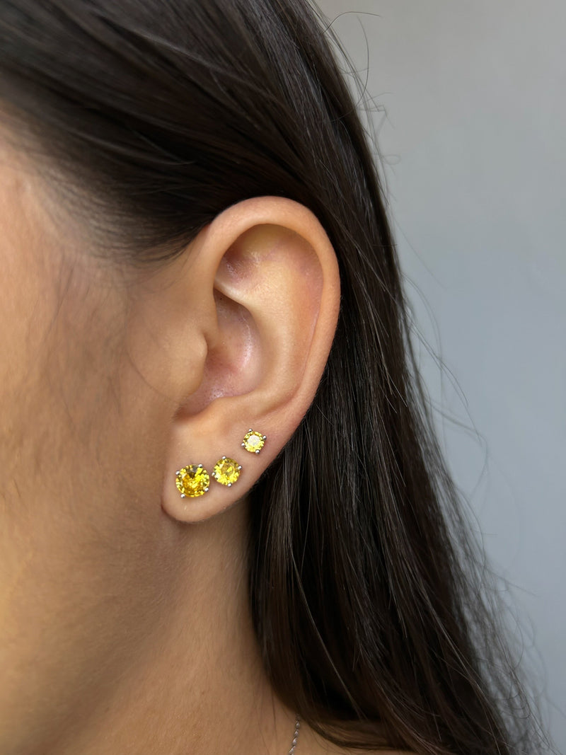 Trio Redondo caixa alta citrino