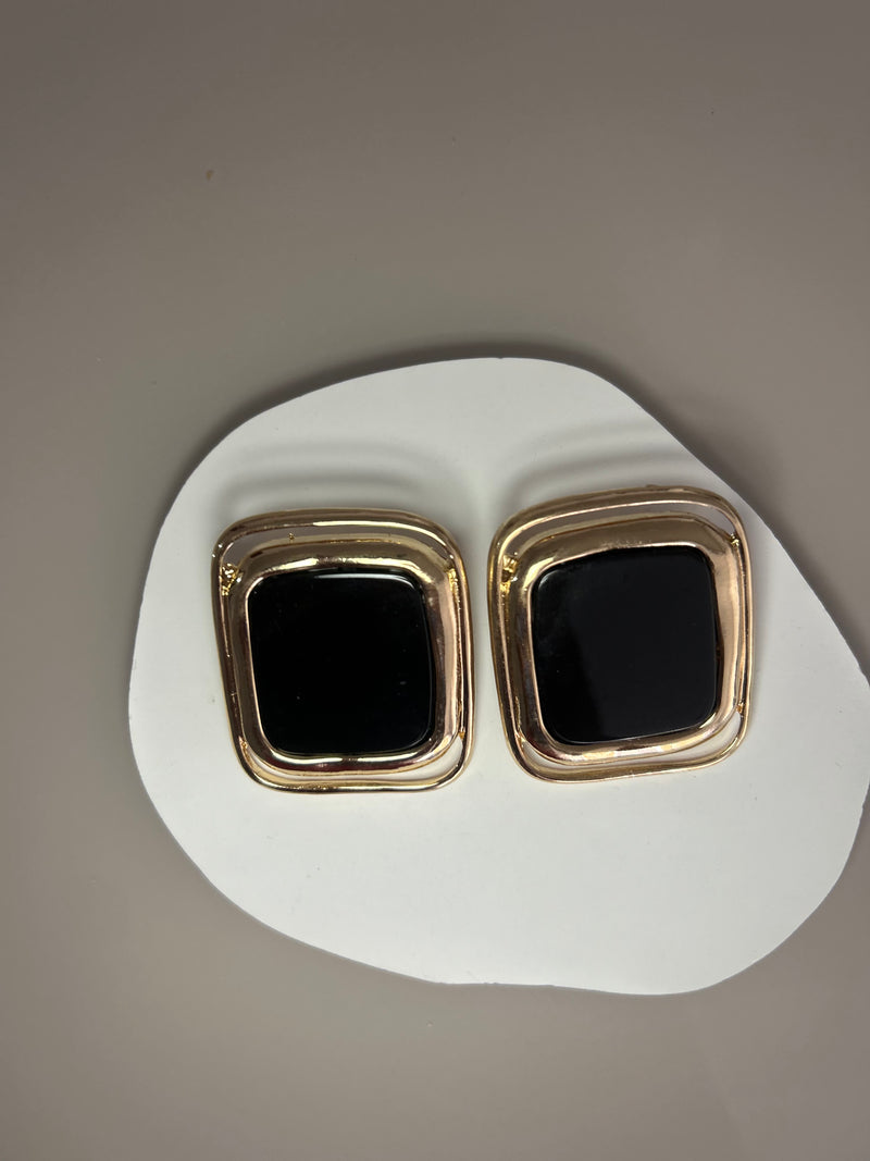 Brinco Alma Turmalina negra