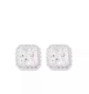 Brinco prata 925 branco cravejado