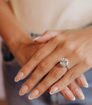 Anel Prata Solitário Virgínia 12mm