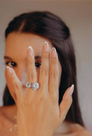 Anel Prata Solitário Virgínia 12mm