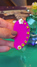 Dupla de brincos Redondo caixa alta citrino